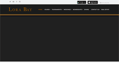 Desktop Screenshot of lorabaygolf.com